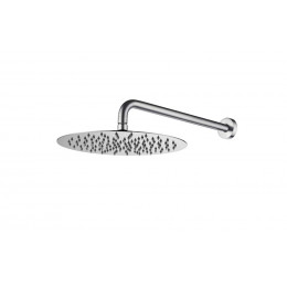 Верхний душ с кронштейном UNO INOX 30cm латунь 422-TOP-INOX