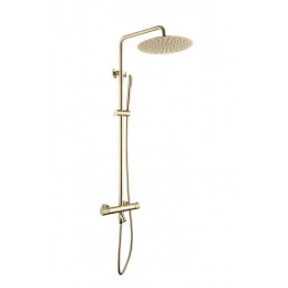 Стойка для душа c термостатом UNO Gold 468-T-G