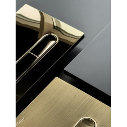 Кнопка для инсталляции, пластик GOLD для инсталляций GEBERIT 667-G