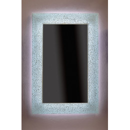 Зеркало AURA 60*90 белое, с подсветкой 537