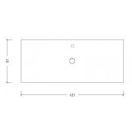 Столешница ROMBO COMPACT 120cm антрацит 778-120-A