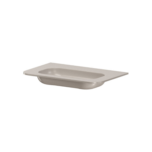 Раковина моноблок VOI 80см STONE FINISH CASHMERE 786-080-SF-C без отв.