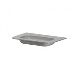 Раковина моноблок VOI 80см STONE FINISH LUNA 786-080-SF-L без отв.