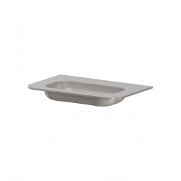 Раковина моноблок VOI 80см STONE FINISH STONE GREY 786-080-SF-SG без отв.