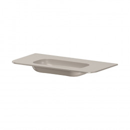 Раковина моноблок VOI 100см STONE FINISH CASHMERE 786-100-SF-C без отв.