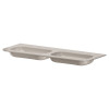 Раковина моноблок VOI 140см (двойной) STONE FINISH CASHMERE 786-140-SF-C без отв.