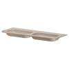 Раковина моноблок VOI 140см (двойной) STONE FINISH DAPHNE 786-140-SF-D без отв.