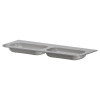 Раковина моноблок VOI 140см (двойной) STONE FINISH LUNA 786-140-SF-L без отв.