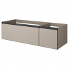 QUATRO 2 140см (100+40) тумба DAPHNE профиль ANTHRACITE 790-M2-140-D-A