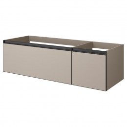 QUATRO 2 140см (100+40) тумба DAPHNE профиль ANTHRACITE 790-M2-140-D-A