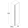 QUATRO пенал CASHMERE профиль MATT GOLD 791-CM-MG