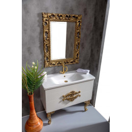 Тумба NeoArt 100см*43,5 WHITE (керам.моноблок) 830-100-WH