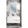 Тумба NeoArt 110см*48 (52) WHITE под раковину DROP 831-110-WH-D
