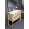 Тумба без раковины Vallessi 80*46cm LIGHT OAK мат. 2 полки 837-080-L