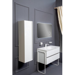 Тумба без раковины Vallessi 80*46cm WHITE 2 полки, 837-080-W