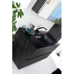 Тумба без раковины Vallessi 100*46cm АНТРАЦИТ мат. 2 полки, 837-100-A mat
