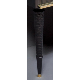 Ножки DENTI черные (пара) 25,5см 847-B-25
