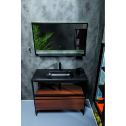Ящик под консоль LOFT 100 dark wood, 1 полка 894-100-D