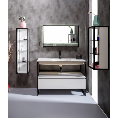 Ящик под консоль LOFT 120 белый, 1 полка 894-120-W