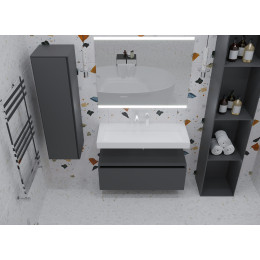 Ящик под столешницу 100см АНТРАЦИТ глянец VALLESSI UNO-S 897-100-A glossy