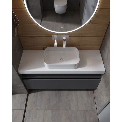 Ящик под столешницу 120см АНТРАЦИТ глянец VALLESSI UNO-S 897-120-A glossy