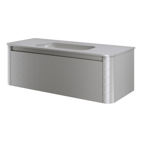 Тумба с раковиной VOI 120CM STONEFINISH LUNA