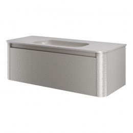 Тумба с раковиной VOI 120CM STONEFINISH STONE GREY