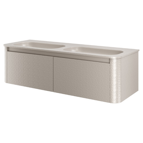Тумба с раковиной VOI 140CM STONEFINISH CASHMERE