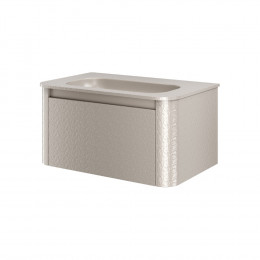 Тумба с раковиной VOI 80CM STONEFINISH CASHMERE