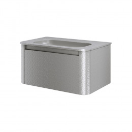 Тумба с раковиной VOI 80CM STONEFINISH LUNA
