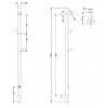 Полотенцесушитель электрический OAK MATT WHITE новый 50мм 724-50-MW