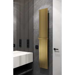 Полотенцесушитель электрический FLAT MATT GOLD 725-MG
