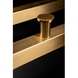 Полотенцесушитель электрический 2-трубы квадратный MATT GOLD 728-MG