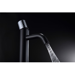 Смеситель STICK для умыв. выс. BLACK DIAMOND CHROME_Комплект 122-BCR