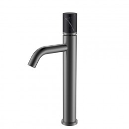 Смеситель STICK для умыв.выс.GUN METAL MARBLE BLACK_Комплект 122-GM-MR-B