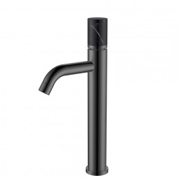 Смеситель STICK для умыв.выс.SHINE GUN METAL MARBLE BLACK_Комплект 122-SGM-MR-B