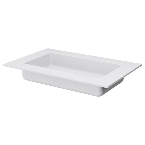 QUATRO 80 раковина-моноблок WHITE 793-080-W