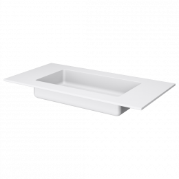 QUATRO 100 раковина-моноблок WHITE 793-100-W