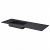QUATRO 140 раковина-моноблок ANTHRACITE (асимметричная) 793-140-A-A