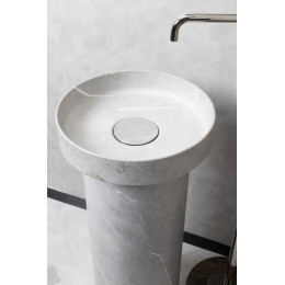 Раковина накладная SOLE Corian 400*130 Amani Grigio 801-GR
