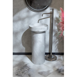 Раковина накладная SOLE Corian 400*130 Amani Grigio 801-GR