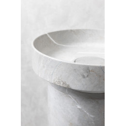 Раковина накладная SOLE Corian 400*130 Amani Grigio 801-GR