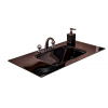 Столешница стекло 100см моноблок BLACK 852-100-B