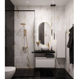 Столешница прямая FLAT NERO MARQUINA 810*460*70 869-080-NM