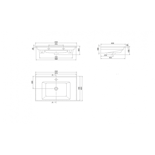 Раковина моноблок Capolda 65 876-065