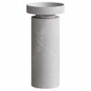 Раковина накладная SOLE Corian 400*130 Amani Grigio + Пьедестал для раковины Corian 300*720 Grey