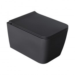 Zen подвесной унитаз с крышкой ANTHRACITE 967-SET-A