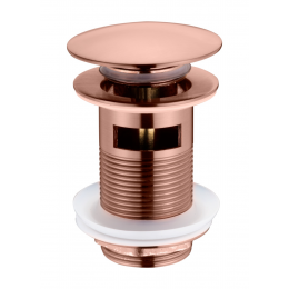 Слив для раковины, автомат(клик-клак) COPPER BRUSHED c переливом 612/2-CB