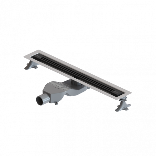 Душевой лоток B&T INFINITY 60см, нерж.сталь ЧЕРНЫЙ 981-60-B