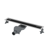 Душевой лоток B&T INFINITY 80см, нерж.сталь ЧЕРНЫЙ 981-80-B